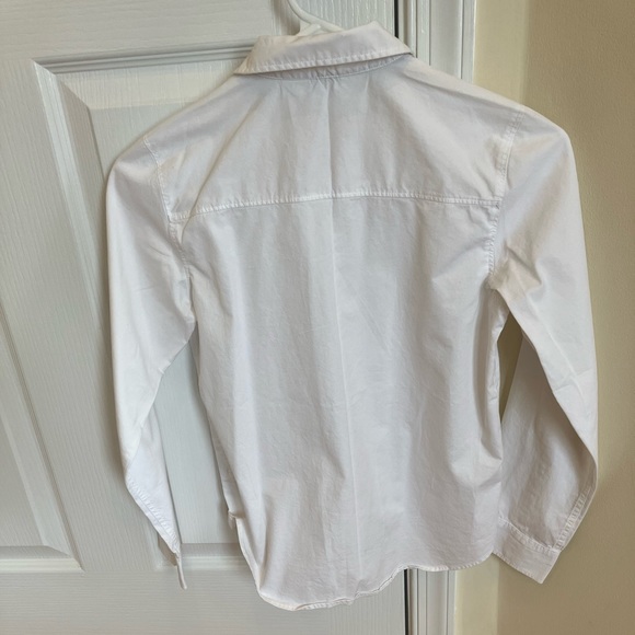 H&M Boys White Shirt Long SLeeve Button up. Size 9-10Y - Picture 2 of 4